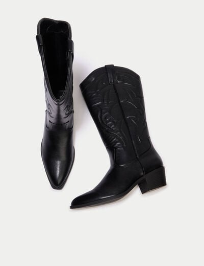 Bottines noir femme