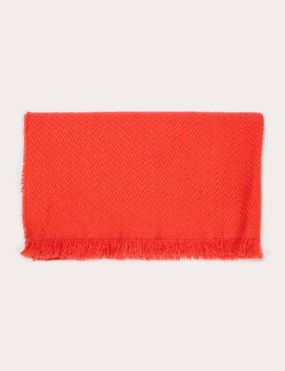 &Eacute;charpe orange fonc&eacute; femme