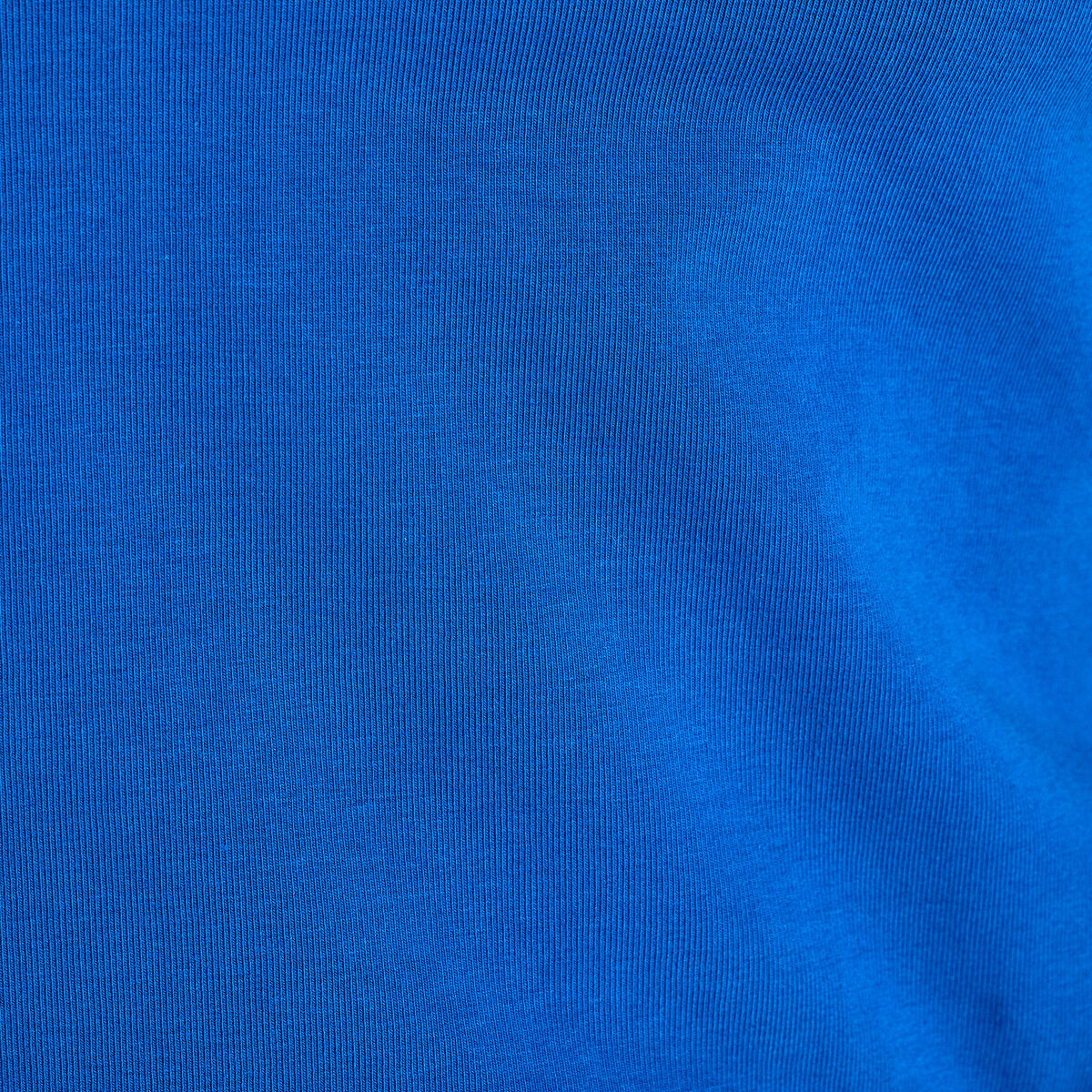 T-shirt cropped bleu electrique femme