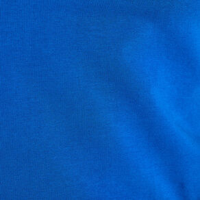 T-shirt cropped bleu electrique femme