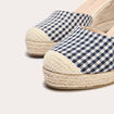 Espadrilles compensées bleu electrique femme