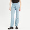 Jeans droit taille haute denim double stone femme