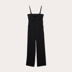Combinaison pantalon noeud noir femme