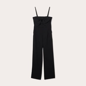 combinaison pantalon noeud noir femme Combinaison pantalon noeud noir femme