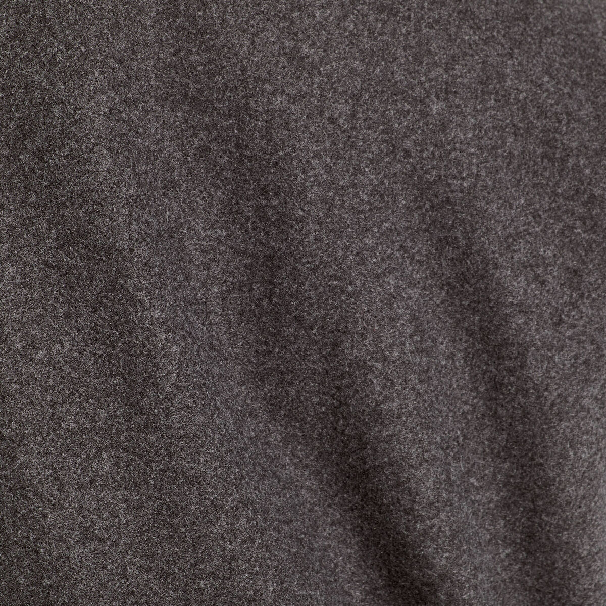 Veste teddy zippée gris foncé femme