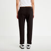 Pantalon chino 7/8&egrave;me noir femme