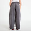Pantalon large taille haute gris fonc&eacute; femme
