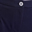 Pantalon large bleu marine femme