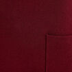 Robe manches longues col montant bordeaux femme