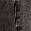 Jeans droit 5 poches denim noir femme