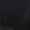 Top ajust&eacute; manches longues noir femme