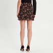 Jupe-short évasée noir femme