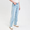 Jean droit taille standard denim triple stone femme
