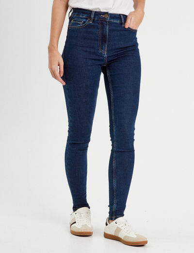 Jeans skinny push-up denim brut femme