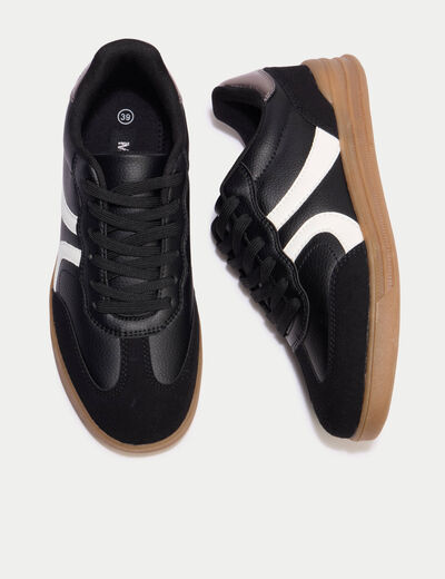 Baskets basses noir femme