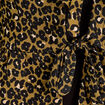 Blouse nou&eacute;e manches longues vert kaki femme