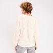 Blouse manches longues ecru femme