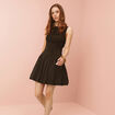 Robe boule 2 en 1 noir femme