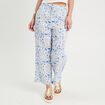 Pantalon large bleu roi femme
