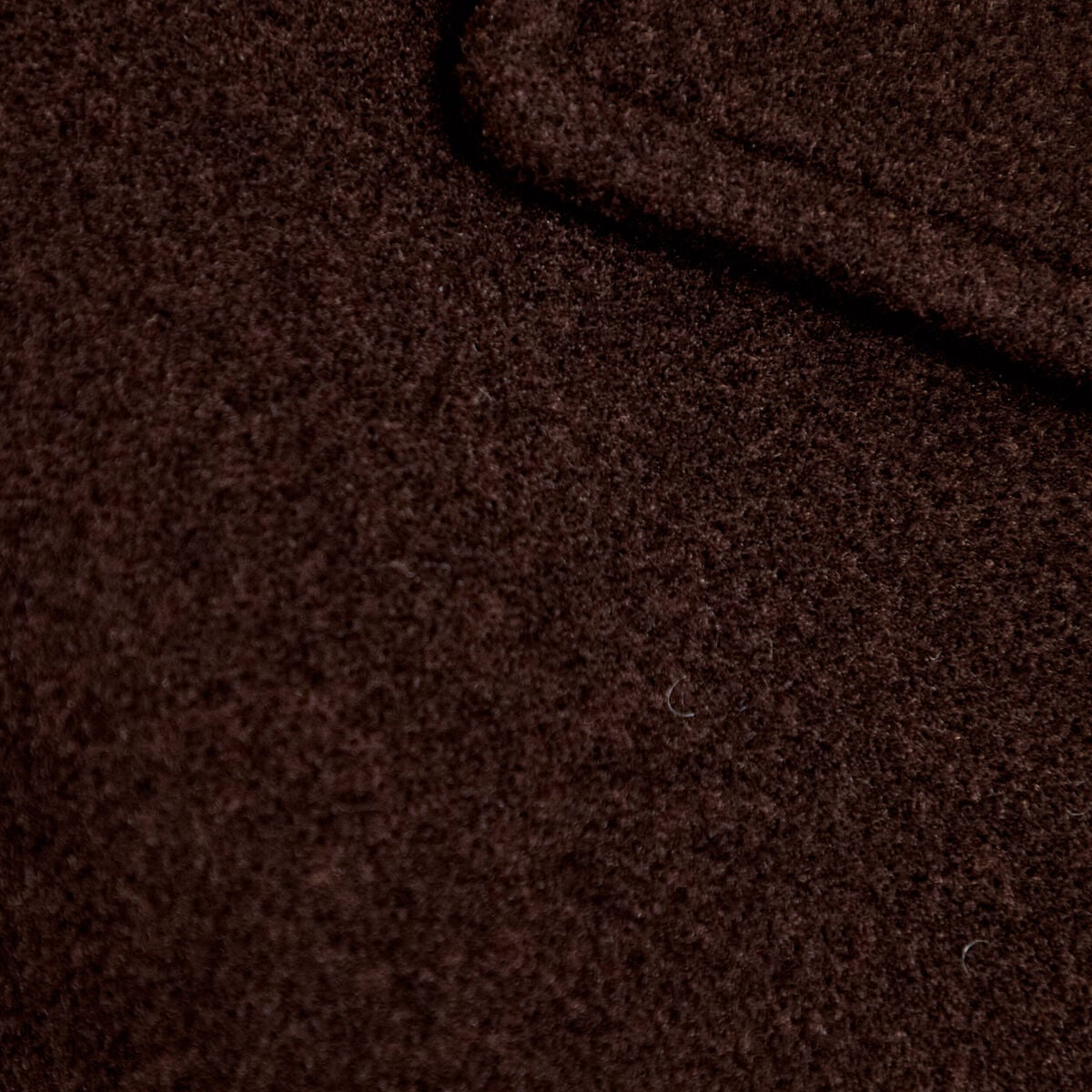 Trench court boutonn&eacute; marron fonc&eacute; femme