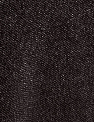 Jeans large taille élastiquée denim noir femme