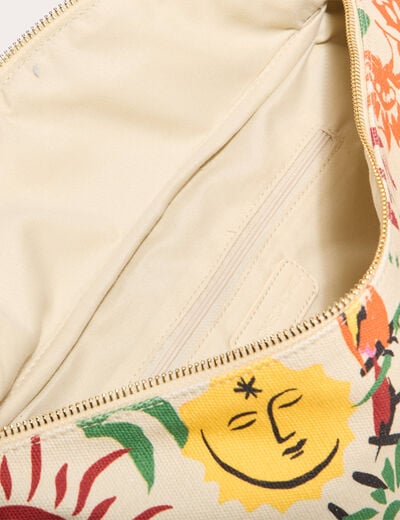 Sac banane blanc femme