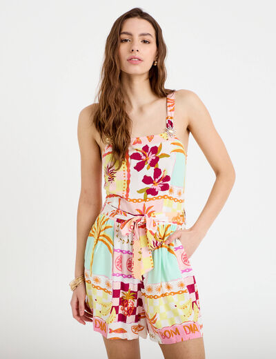Combinaison blanc femme