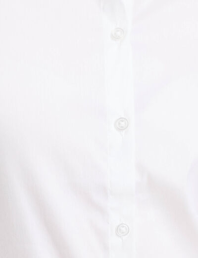 Chemise manches longues ecru femme
