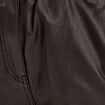 Pantalon slouchy enduit 7/8ème noir femme