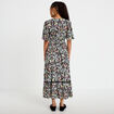 Robe &eacute;vas&eacute;e noir femme