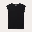 T-shirt manches courtes noir femme