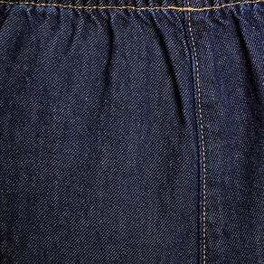 jeans large taille elastiquee denim brut femme Jeans large taille élastiquée denim brut femme