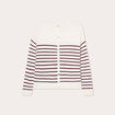 Pull manches longues bordeaux femme