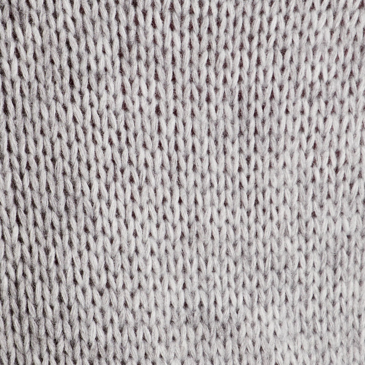 Gilet manches longues gris clair femme