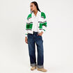 Gilet manches longues vert femme