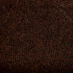 Pull ample col rond manches longues marron fonc&eacute; femme