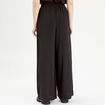 Pantalon large fluide noir femme