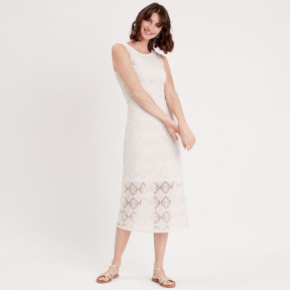 robe midi moulante dentelle ecru femme Robe midi moulante dentelle ecru femme