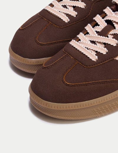 Basket bordeaux femme