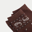 Lot de 2 paires de chaussettes marron fonc&eacute; femme