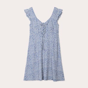 robe trapeze sans manches bleu gris femme Robe trapèze sans manches bleu gris femme