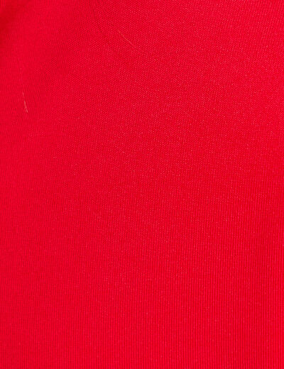 Body ajust&eacute; d&eacute;collet&eacute; sans manches rouge femme