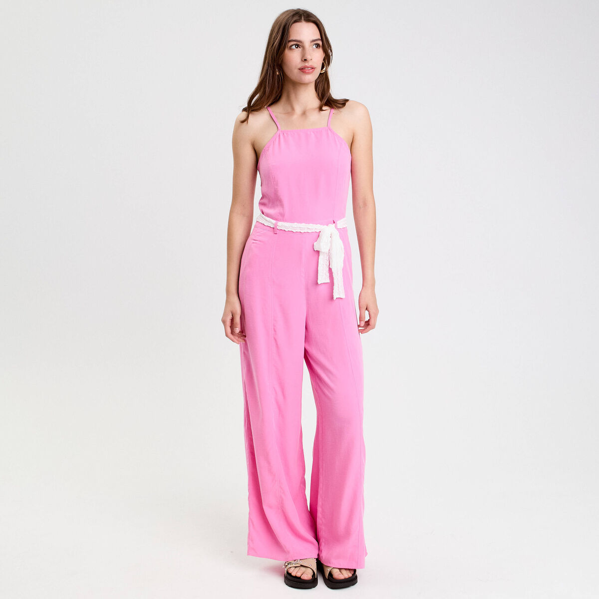 Combinaison rose femme