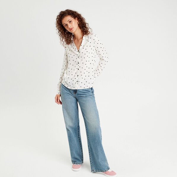 chemise manches longues blanc femme Chemise manches longues blanc femme
