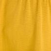 Robe évasée taille élastiquée jaune citron femme