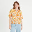 Blouse manches 3/4 blanc femme