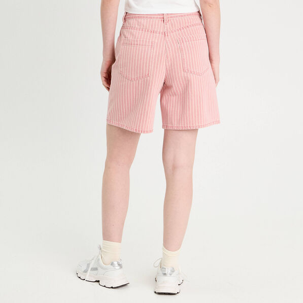 Bermuda large rose clair femme