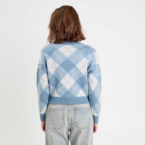pull manches longues bleu femme Pull manches longues bleu femme