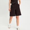 Bermuda large pinces noir femme