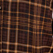 Chemise manches longues marron foncé femme